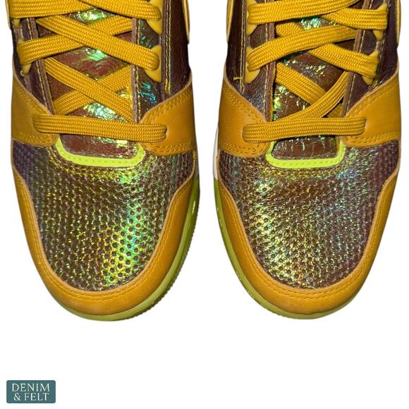 Nike Air Revolution Sky Hi QS World Cup Gold Trophy Pack Iridescent Sz 9 Rare - Picture 10 of 14